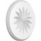 Ekena Millwork Standard Grayson Flower Rosette With Beveled Edge, 6"W x 6"H x 1/2"P ROSP060X060X050GRY10 - alternate 1